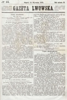 Gazeta Lwowska. 1865, nr 10