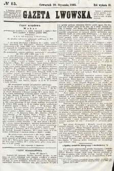 Gazeta Lwowska. 1865, nr 15