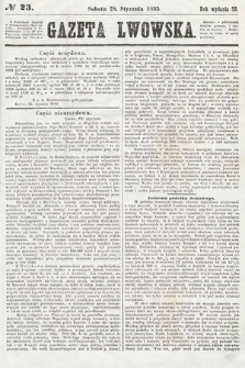 Gazeta Lwowska. 1865, nr 23