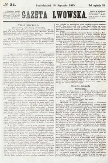 Gazeta Lwowska. 1865, nr 24