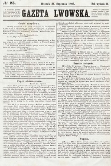 Gazeta Lwowska. 1865, nr 25