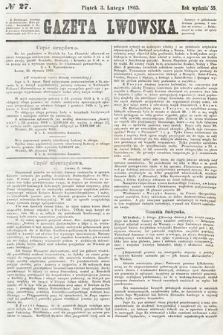 Gazeta Lwowska. 1865, nr 27