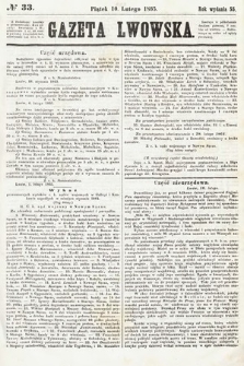 Gazeta Lwowska. 1865, nr 33