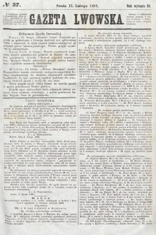 Gazeta Lwowska. 1865, nr 37