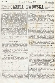 Gazeta Lwowska. 1865, nr 38