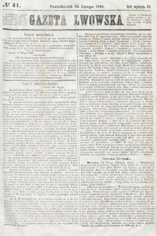 Gazeta Lwowska. 1865, nr 41