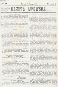 Gazeta Lwowska. 1865, nr 48