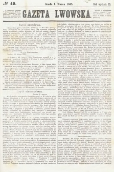 Gazeta Lwowska. 1865, nr 49