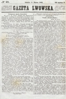 Gazeta Lwowska. 1865, nr 58