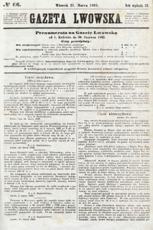 Gazeta Lwowska. 1865, nr 66