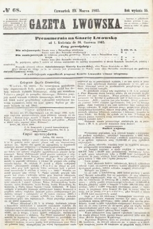 Gazeta Lwowska. 1865, nr 68