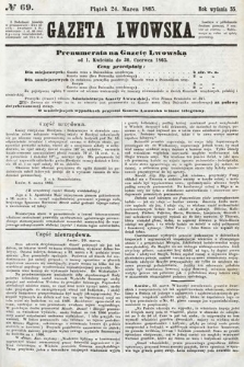 Gazeta Lwowska. 1865, nr 69
