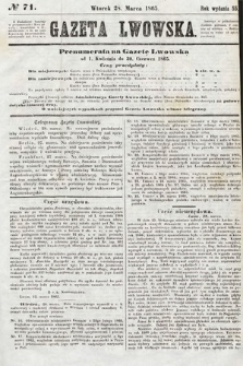 Gazeta Lwowska. 1865, nr 71