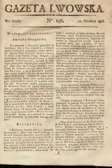 Gazeta Lwowska. 1816, nr 198