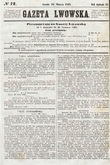 Gazeta Lwowska. 1865, nr 72