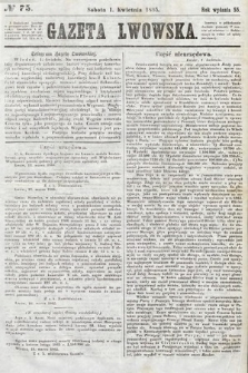 Gazeta Lwowska. 1865, nr 75