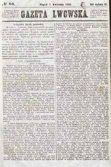 Gazeta Lwowska. 1865, nr 80