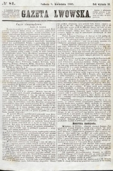 Gazeta Lwowska. 1865, nr 81