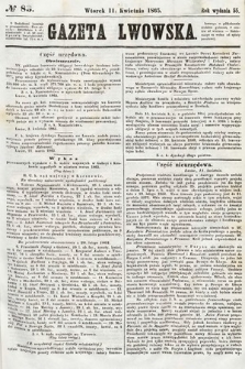 Gazeta Lwowska. 1865, nr 83