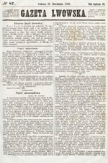 Gazeta Lwowska. 1865, nr 87