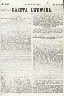 Gazeta Lwowska. 1865, nr 100