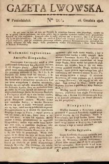 Gazeta Lwowska. 1816, nr 201