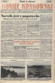 Goniec Krakowski. 1940, nr 92