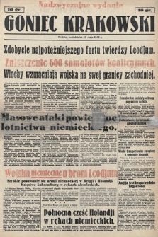 Goniec Krakowski. 1940, nr 109