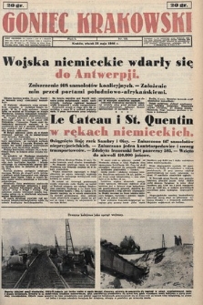 Goniec Krakowski. 1940, nr 115