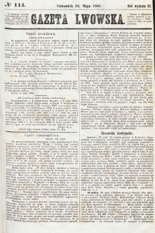 Gazeta Lwowska. 1865, nr 114