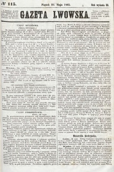 Gazeta Lwowska. 1865, nr 115