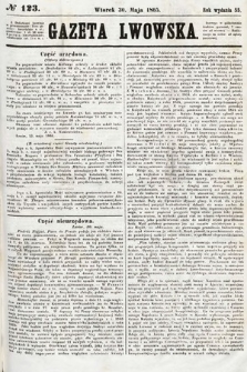 Gazeta Lwowska. 1865, nr 123