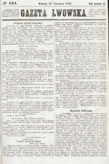 Gazeta Lwowska. 1865, nr 134