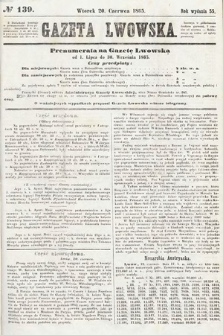 Gazeta Lwowska. 1865, nr 139