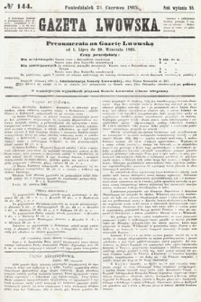 Gazeta Lwowska. 1865, nr 144