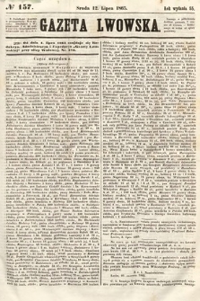 Gazeta Lwowska. 1865, nr 157