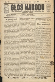 Głos Narodu. 1898, nr 150