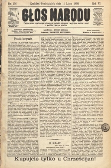 Głos Narodu. 1898, nr 156