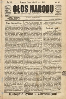 Głos Narodu. 1898, nr 166