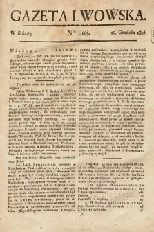 Gazeta Lwowska. 1816, nr 208