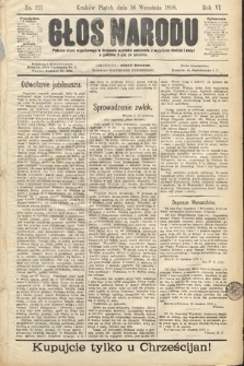 Głos Narodu. 1898, nr 211