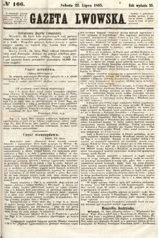 Gazeta Lwowska. 1865, nr 166