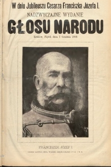 Głos Narodu. 1898, nr 275, wydanie nadzwyczajne