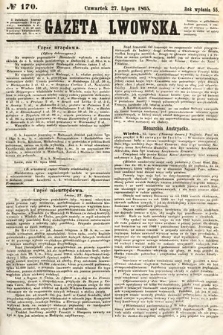 Gazeta Lwowska. 1865, nr 170