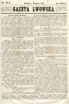 Gazeta Lwowska. 1865, nr 174
