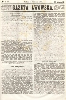 Gazeta Lwowska. 1865, nr 177