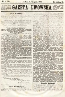 Gazeta Lwowska. 1865, nr 178