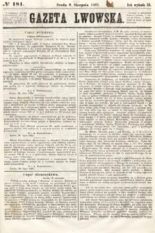 Gazeta Lwowska. 1865, nr 181
