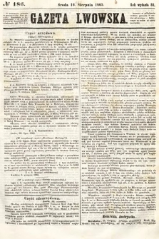 Gazeta Lwowska. 1865, nr 186
