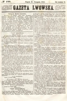 Gazeta Lwowska. 1865, nr 188